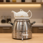 کتری قوری شیردار قیطاسی کد 7950