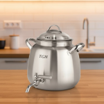 کتری تک شیردار کف ساده قیطاسی کد4002