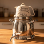 کتری قوری شیردار قیطاسی کد 7060