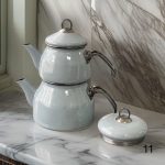 کتری قوری لعابی برند شاهین ترکیه کد 105