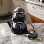 کتری قوری لعابی برند شاهین ترکیه کد 108