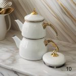 کتری قوری لعابی برند شاهین ترکیه کد 106