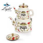 کتری قوری لعابی کد103 لایت