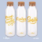 بطری آب شیشه ای1100میل یونیک3068