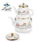 کتری قوری لعابی کد104 لایت