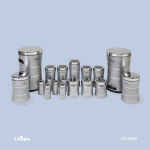 18کمر باریک خطی نقره ای استیل یونیک4688