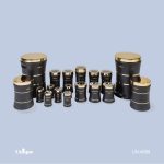 18کمرباریک خطی مشکی براق طلا یونیک4698