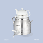 کتری قوری استیل 6لیتر یونیک 7220