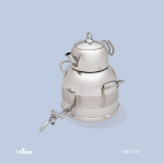 کتری و قوری5.5لیتر استیل شیردار یونیک کد 7274