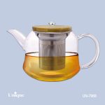 قوری پیرکس 1000میل درب بامبو یونیک7968