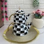 کتری قوری لعابی برند شاهین ترکیه کد 112