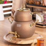 کتری قوری گرانیتی شیردار ریور 2.8 لیتر