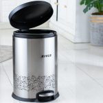 سطل زباله پدالی استیل ریور با آرام بند