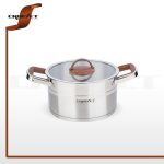 قابلمه استیل نقره ای براق کروپ سِت سایز 20