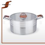 قابلمه استیل نقره ای براق کروپ سِت سایز28