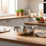 تابه دو دسته درب دار دستی لوکس سایز 28