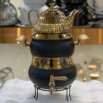 کتری قوری استیل ضد زنگ مشکی برند تیتیل