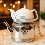 کتری قوری استیل لوله دار برند اس لوکس کد2030