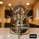 کتری قوری استیل شیردار برند اس لوکس کد9040