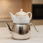 کتری قوری لوله دار استیل